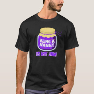 nanny Blueberry Jam for Blueberries Lover T-shirt