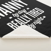 Nanny-by-Day is echt vervloekt van nacht Sherpa Deken (3/4)