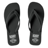 Nanny-by-Day is echt vervloekt van nacht Teenslippers (Voetbed)