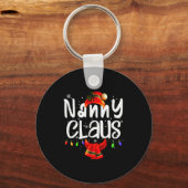 Nanny Claus Matching Christmas Costume  Sleutelhanger (Voorkant)