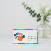 Nanny Colorful Curious Children Visitekaartje (Staand voorkant)