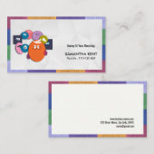 Nanny Colorful Curious Children Visitekaartje (Voorkant / Achterkant)