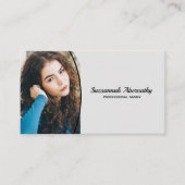 Nanny Custom Oval Professional-foto Visitekaartje (Voorkant)