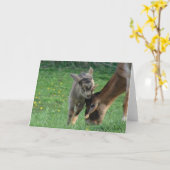 Nanny en Kind Kaart (Gele Bloem)