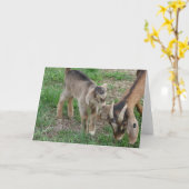 Nanny en Kind Kaart (Gele Bloem)