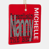 Nanny Extraordinaire CUSTOM Keramisch Ornament (Rechts)