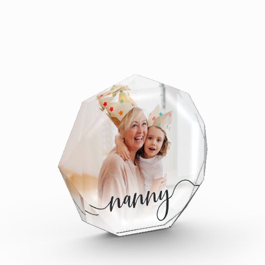 Nanny | Grandma Script Overlay Fotoblokken (Links)