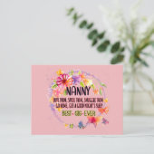 Nanny Hou van Ze Verwende Ze Knuffel Ze Briefkaart (Staand voorkant)