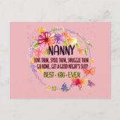 Nanny Hou van Ze Verwende Ze Knuffel Ze Briefkaart (Voorkant)
