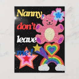 Nanny, laat me niet ! briefkaart