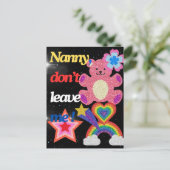 Nanny, laat me niet ! briefkaart (Staand voorkant)