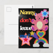 Nanny, laat me niet ! briefkaart (Voorkant / Achterkant)