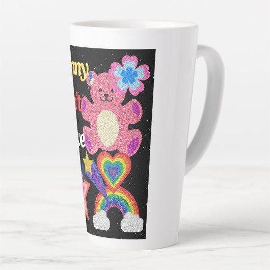 Nanny, laat me niet ! latte mok (Rechterhoek)