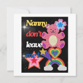 Nanny, laat me niet ! save the date (Voorkant)