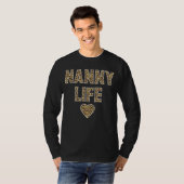 Nanny  Nanny Life Quote Cute Leopard Print Grandma T-shirt (Voorkant volledig)