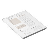 Nanny Notities, Nanny Log Notitieblok (Schuin)