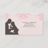 Nanny Professional Baby Sitter, Au Pair Visitekaartje (Achterkant)