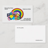 Nanny Rainbow Children of the World Visitekaartje (Voorkant / Achterkant)