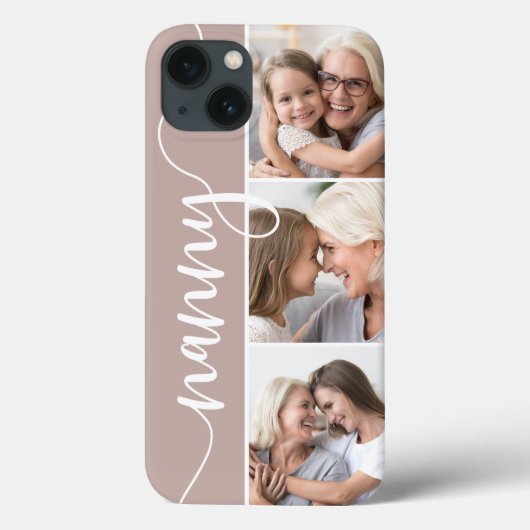 Nanny Script Grandma Photo Collage Case-Mate iPhone Case (Achterkant)