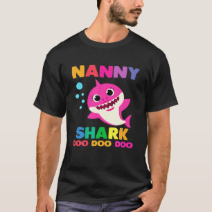 Nanny Shark Doo Funny Baby mammie Kinder T-shirt
