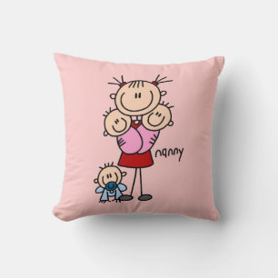 Nanny Stick Figure Kussen