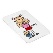 Nanny Stick Figure Magneet (Rechterzijde)