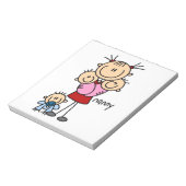 Nanny Stick Figure Notitieblok (Linkerzijde)