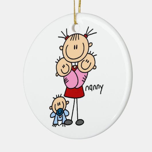 Nanny Stick Figuur Keramisch Ornament (Links)