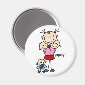Nanny Stick figuur magneet (Voorkant / Achterkant)