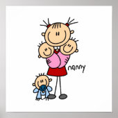 Nanny Stick Figuur Poster (Voorkant)