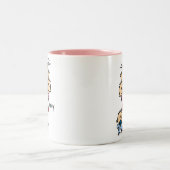 Nanny Stick Figuur Tweekleurige Koffiemok (Center)