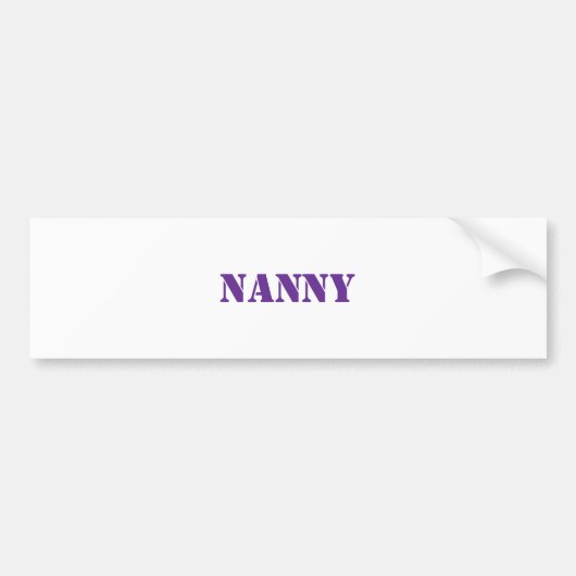 Nanny  sticker (Voorkant)
