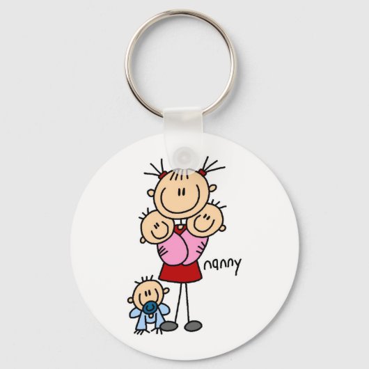 Nanny Stokfiguur Sleutelhanger (Voorkant)