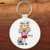Nanny Stokfiguur Sleutelhanger (Voorkant)