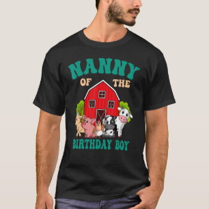 Nanny van de Birthday Boy Boerderij Animal Family  T-shirt