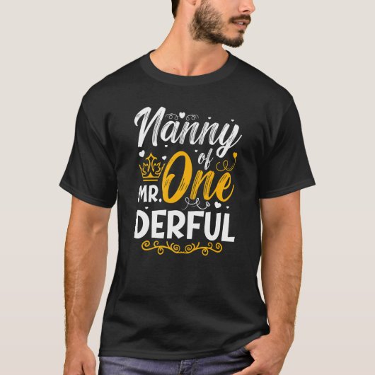 Nanny van de heer een vreselijke partij bijpassend t-shirt (Voorkant)