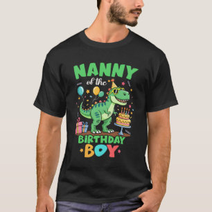 Nanny van de jarige T Rex dinosaurusfamilie Pa T-shirt