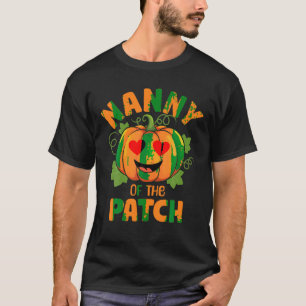 Nanny van de Patch Grappige Pompoen Familie wedstr T-shirt