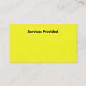 Nanny Visitekaartje (Achterkant)