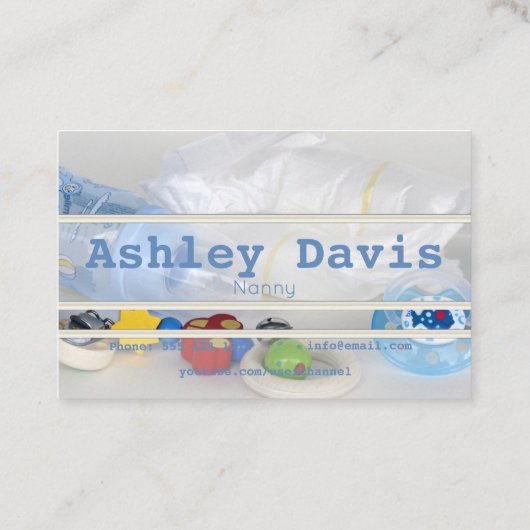 Nanny visitekaartjes (Achterkant)