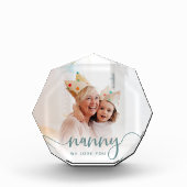 Nanny We houden van je | Grandma Script Overlay Fotoblokken (Voorkant)