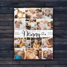 Nanny We houden van je hart Moderne fotocollage