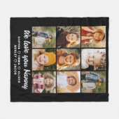 Nanny We love you 9 fotocollage Fleece Deken (Voorkant (Horizontaal))