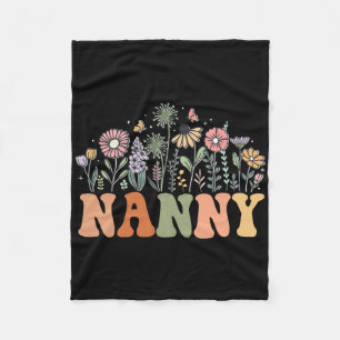 Nanny Wildflower Bloemrijke Verjaardag Baby Borrel Fleece Deken