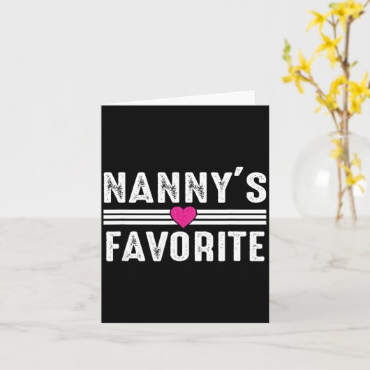 Nanny's Favorite Kaart (Gele Bloem)