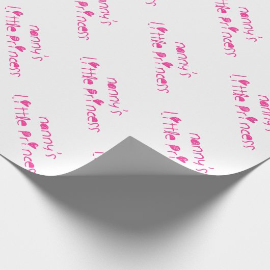 Nanny's kleine prinses die papier pakt (Hoek)