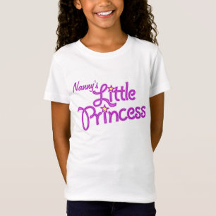 Nanny's Little Princess grafische tekstmeisje roze T-shirt