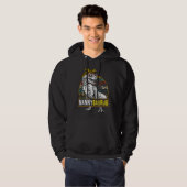 Nannysaurus Leopard Rex Dinosaur Nanny Saurus Moth Hoodie (Voorkant volledig)