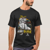 Nannysaurus Leopard T Rex Dinosaur Nanny Saurus Mo T-shirt (Voorkant)