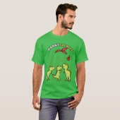 Nannysaurus Nannyrannosaurus Dinosaurus Moeders jo T-shirt (Voorkant volledig)